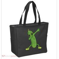 Dabbing Pickle Gift Dancing Cucumber Lover Funny Gifts Tote Bag thumb 2