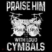 Drummer Praise Him With Loud Cymbals Drumming Christian Mousepad thumb 1