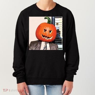 Dwight Pumpkin Head Women's Sweatshirt