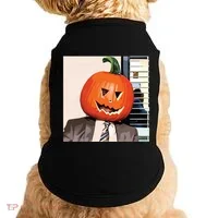 Dwight Pumpkin Head Doggie Tank thumb 0