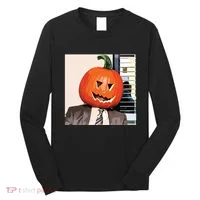 Dwight Pumpkin Head Long Sleeve Shirt thumb 0
