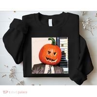 Dwight Pumpkin Head Sweatshirt thumb 2