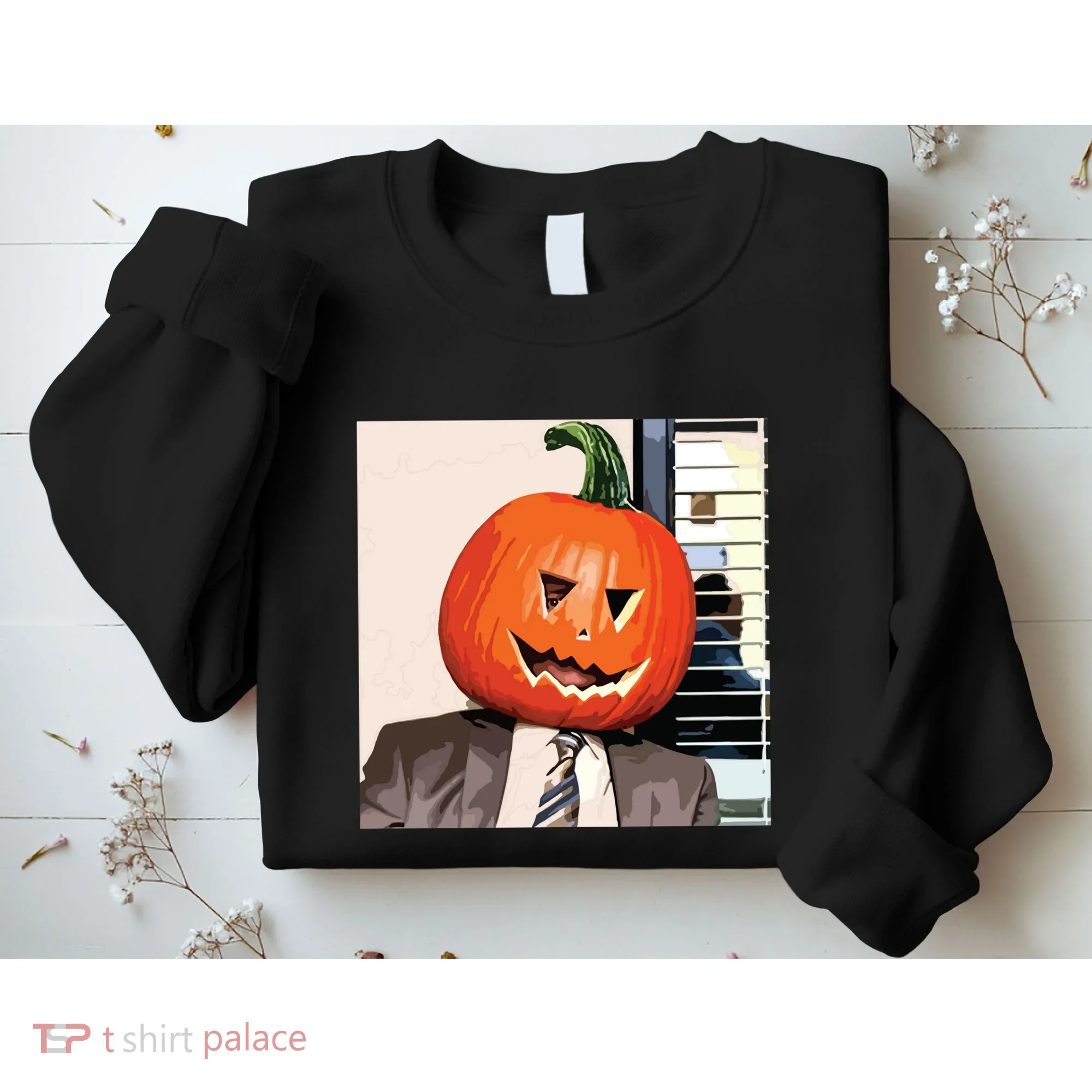 Dwight Pumpkin Head Sweatshirt