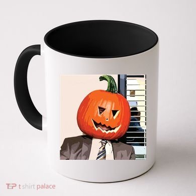 Dwight Pumpkin Head Coffee Mug