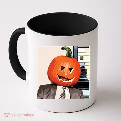 Dwight Pumpkin Head Coffee Mug