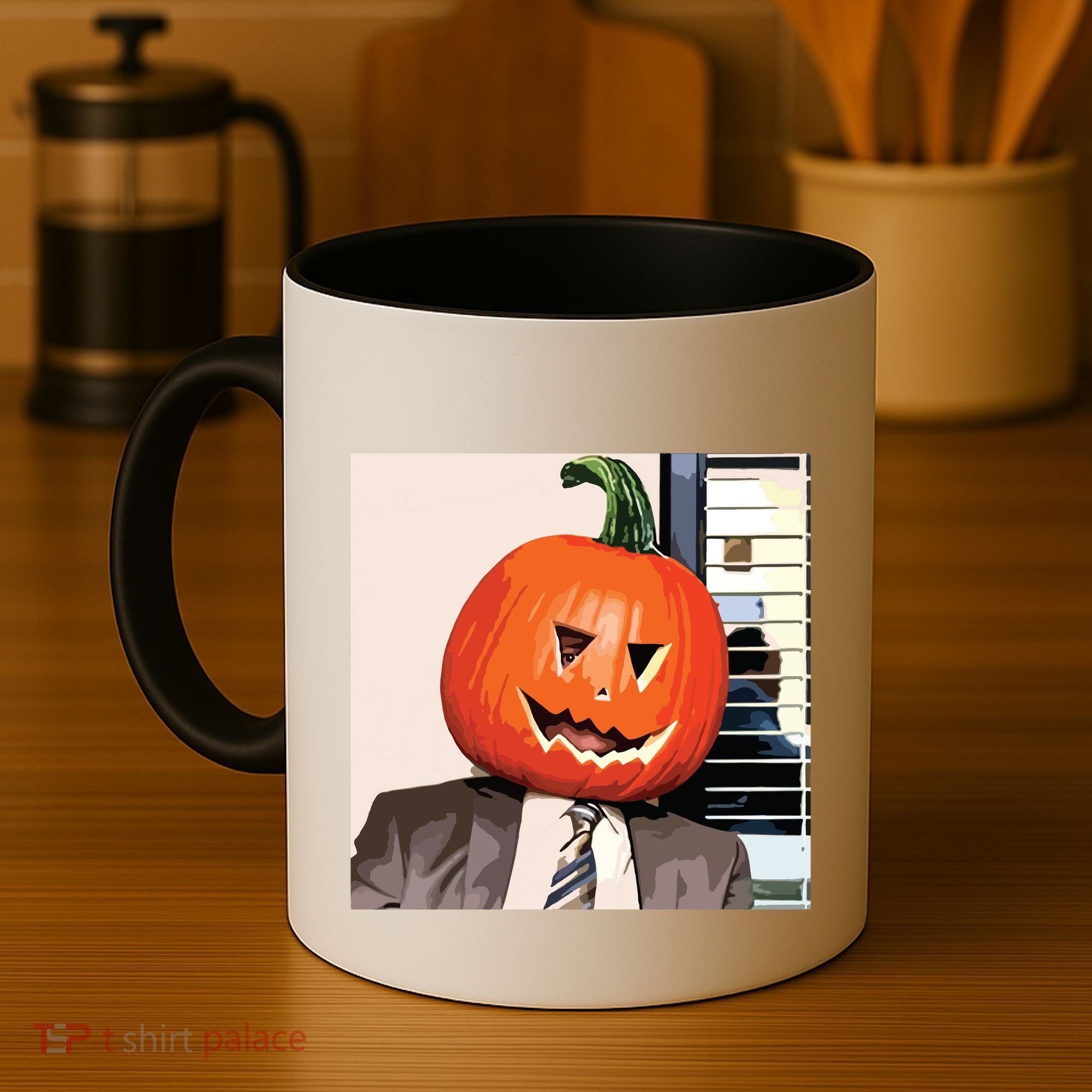 Dwight Pumpkin Head Coffee Mug