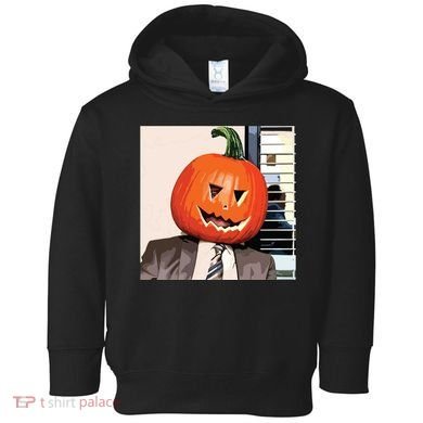 Dwight Pumpkin Head Toddler Hoodie
