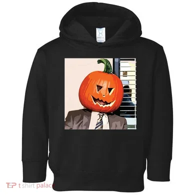 Dwight Pumpkin Head Toddler Hoodie
