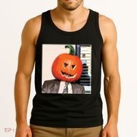 Dwight Pumpkin Head Tank Top thumb 3