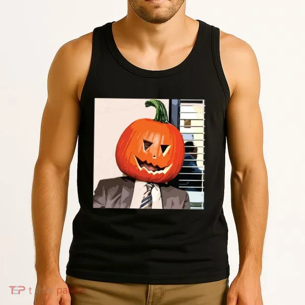 Dwight Pumpkin Head Tank Top