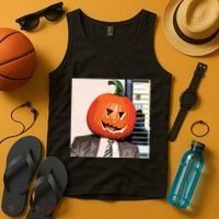 Dwight Pumpkin Head Tank Top thumb 4