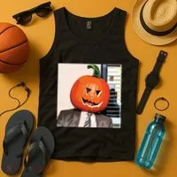 Dwight Pumpkin Head Tank Top thumb 4