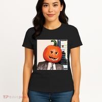 Dwight Pumpkin Head Women's T-Shirt thumb 4