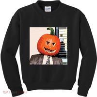 Dwight Pumpkin Head Kids Sweatshirt thumb 0
