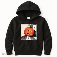 Dwight Pumpkin Head Kids Hoodie thumb 0