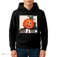 Dwight Pumpkin Head Kids Hoodie thumb 4