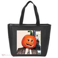 Dwight Pumpkin Head Tote Bag thumb 0