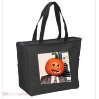 Dwight Pumpkin Head Tote Bag thumb 2