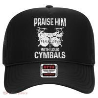 Drummer Praise Him With Loud Cymbals Drumming Christian Hat thumb 0