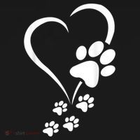 Dog Paws Hearts Baby Dogs Dog Paw Dog Paw Print Women's Hoodie thumb 2