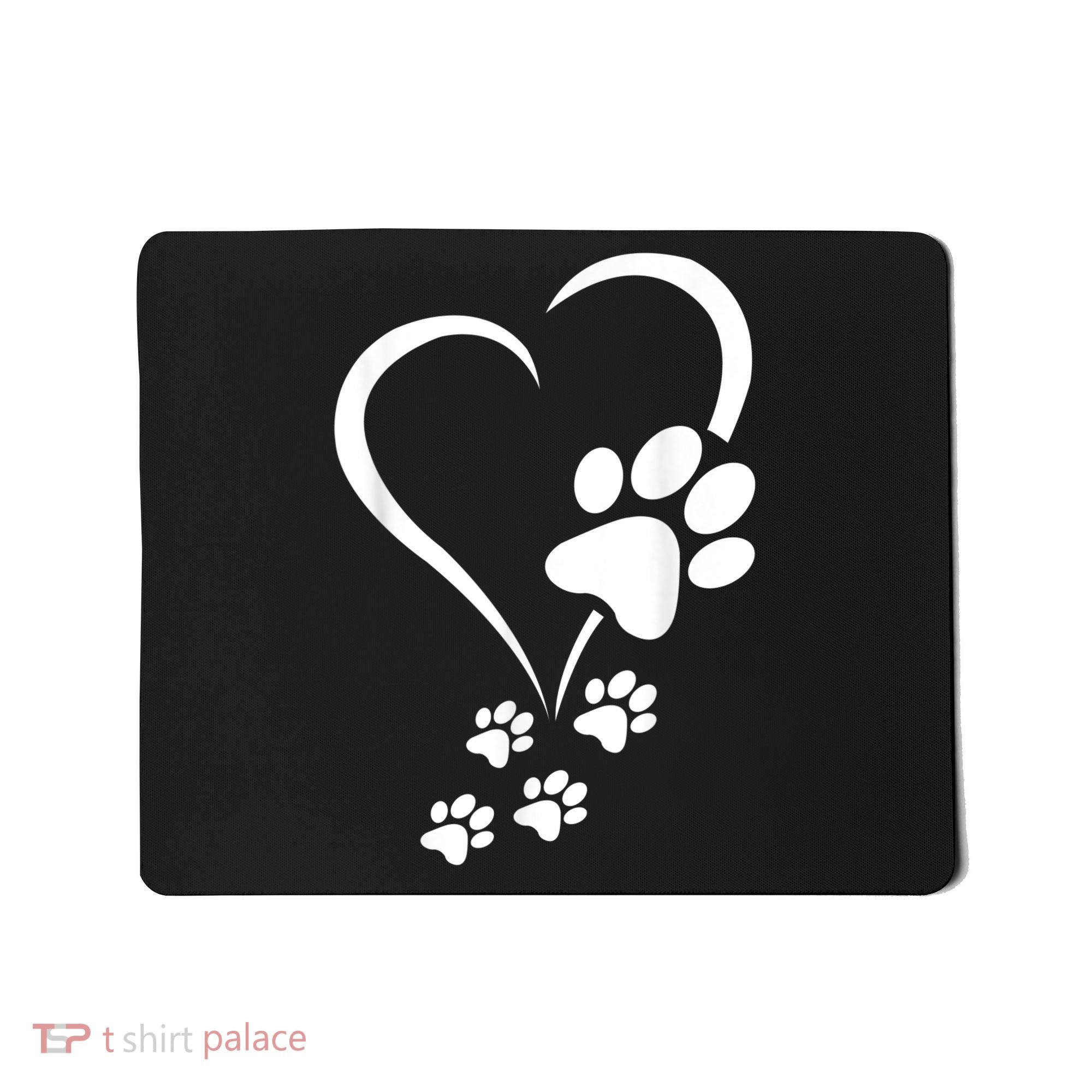 Dog Paws Hearts Baby Dogs Dog Paw Dog Paw Print Mousepad