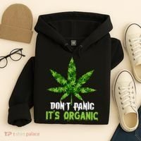 Don't Panic It's Organic Medical Marijuana Hoodie thumb 4