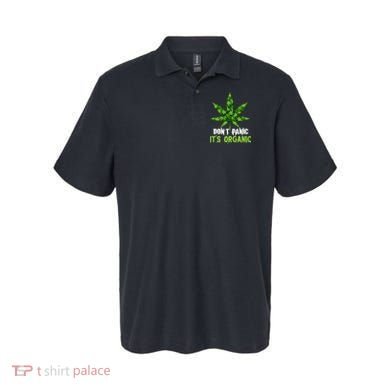 Don't Panic It's Organic Medical Marijuana Polo