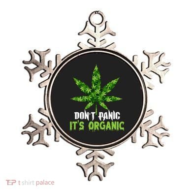 Don't Panic It's Organic Medical Marijuana Ornament