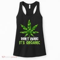 Don't Panic It's Organic Medical Marijuana Women's Tank Top thumb 0