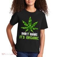 Don't Panic It's Organic Medical Marijuana Kids T-Shirt thumb 2