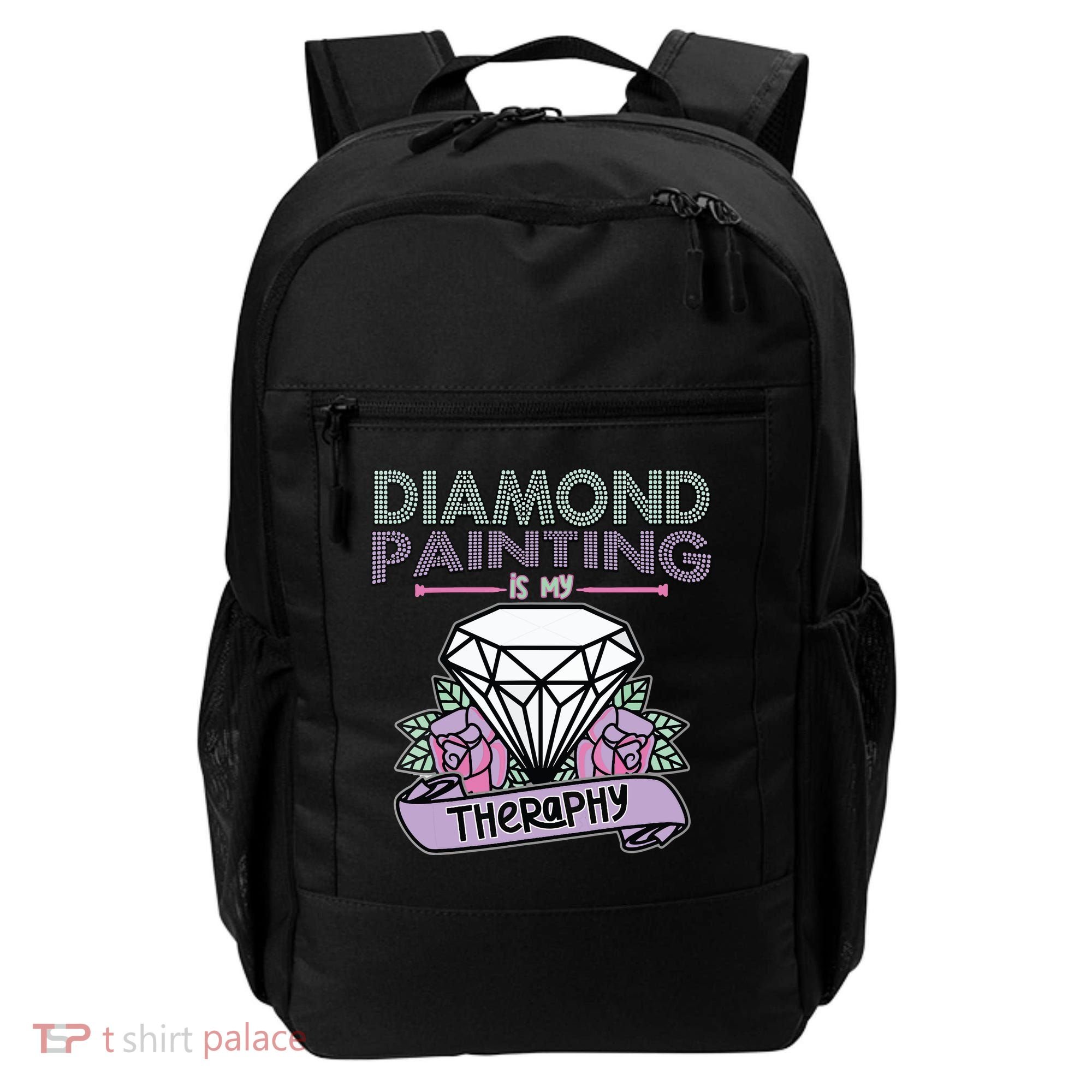 Diamond Painting Is My Therapy Diamond Painting Gifts Backpack