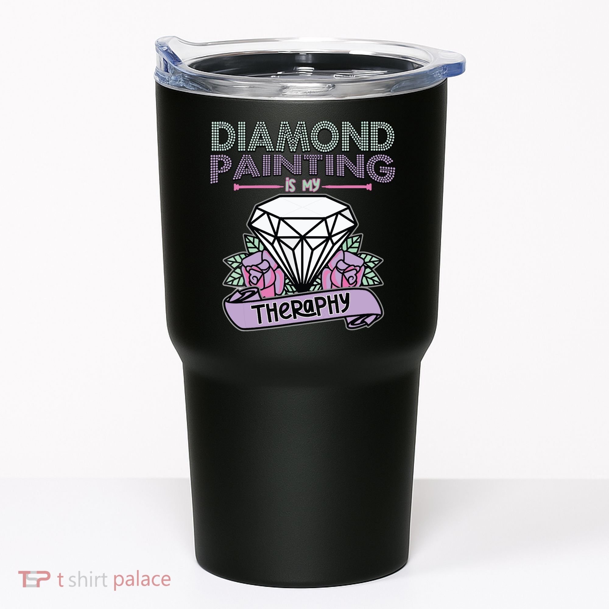 Diamond Painting Is My Therapy Diamond Painting Gifts Tumbler