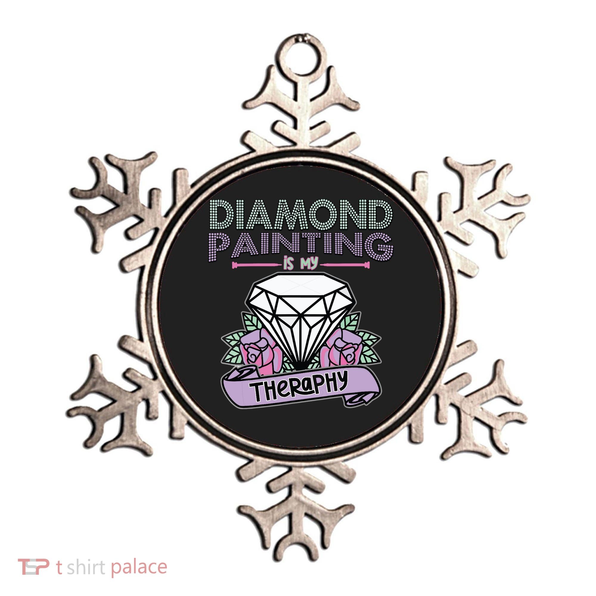 Diamond Painting Is My Therapy Diamond Painting Gifts Ornament