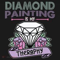 Diamond Painting Is My Therapy Diamond Painting Gifts Baby Bodysuit thumb 2
