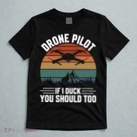 Drone Pilot If I Duck You Should Too Quadcopter Drone Pilot Rc Drones T-Shirt thumb 5