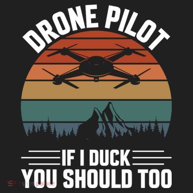 Drone Pilot If I Duck You Should Too Quadcopter Drone Pilot Rc Drones Crop Fleece Hoodie