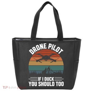 Drone Pilot If I Duck You Should Too Quadcopter Drone Pilot Rc Drones Tote Bag