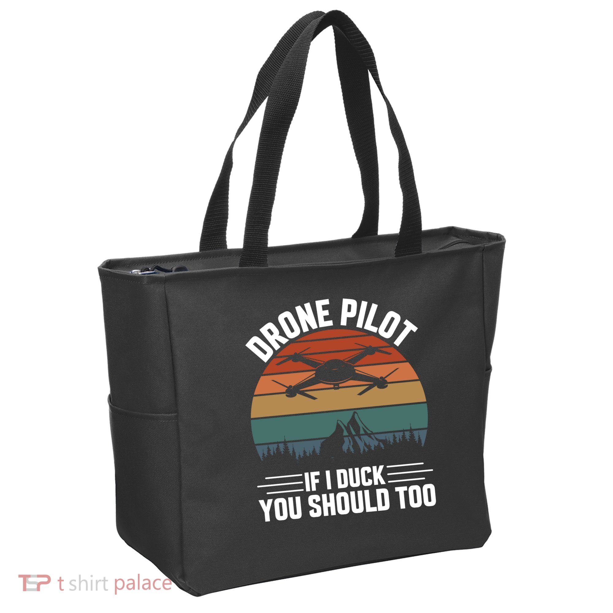 Drone Pilot If I Duck You Should Too Quadcopter Drone Pilot Rc Drones Tote Bag