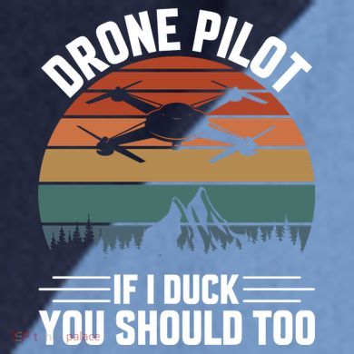Drone Pilot If I Duck You Should Too Quadcopter Drone Pilot Rc Drones Raglan Baseball Sleeve Shirt