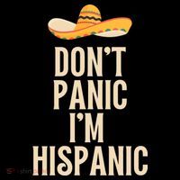 Dont Panic Im Hispanic Backpack thumb 2