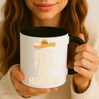 Dont Panic Im Hispanic Coffee Mug thumb 3