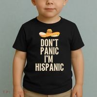 Dont Panic Im Hispanic Toddler T-Shirt thumb 2
