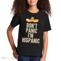 Dont Panic Im Hispanic Kids T-Shirt thumb 2
