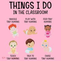 Daycare Preschool Infant Teacher Thing I Do In The Classroom Coaster thumb 2