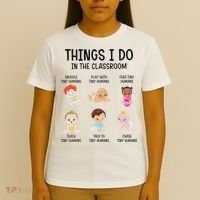 Daycare Preschool Infant Teacher Thing I Do In The Classroom T-Shirt thumb 4