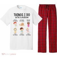 Daycare Preschool Infant Teacher Thing I Do In The Classroom Pajama Set thumb 0