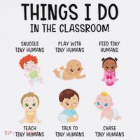 Daycare Preschool Infant Teacher Thing I Do In The Classroom Mousepad thumb 1