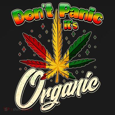 Dont Panic Its Organic Weed Marijuana Women's Long Sleeve Flannel Pajama Set 