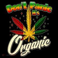 Dont Panic Its Organic Weed Marijuana Women's Hoodie thumb 2