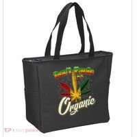 Dont Panic Its Organic Weed Marijuana Tote Bag thumb 2